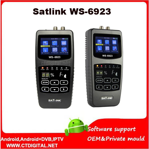 Цифровой спутниковый искатель Satlink 2 1 дюйма sat link WS6923 аналог ws6933|lcd text display|lcd display