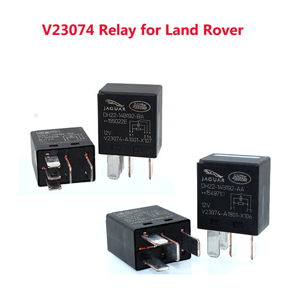 1 шт 12V/24V 4/5 штифтов авто реле V23074 A1801 X106 A1001 X107 для Jaguar Land Rover|Переключатели и рычаги