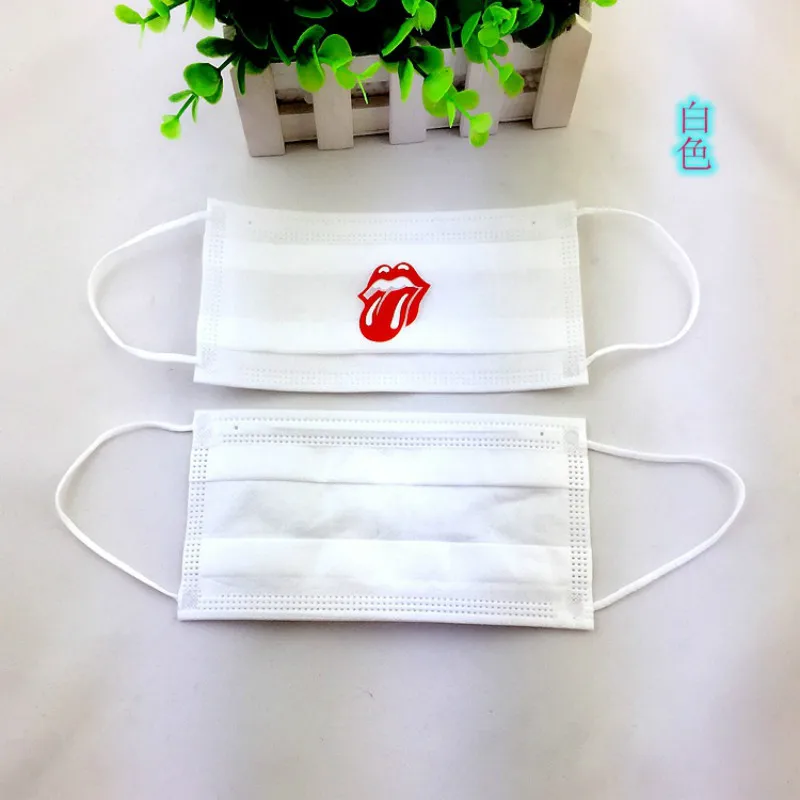 Moledodo 30PCS Korean Style Mouth Mask Adult Mouth Masks Trendy Personality Funny Printing Breathable Disposable Face Masks Moledodo 30PCS Korean Style Mouth Mask Adult Mouth Masks Trendy Personality Funny Printing Breathable Disposable Face Masks