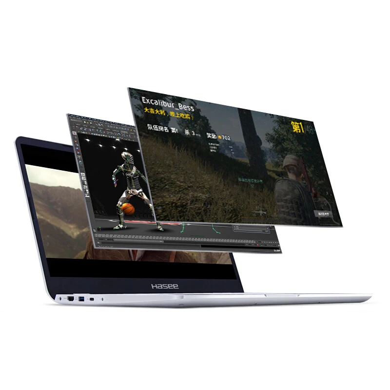 Hasee KINGBOOK U65E Lite Notebook (Intel I5-8265U + GTX1050 MAX-Q 4G GDDR5/8G RAM/256 G SSD/15,6 ''IPS 45% NTSC) hasse notebook