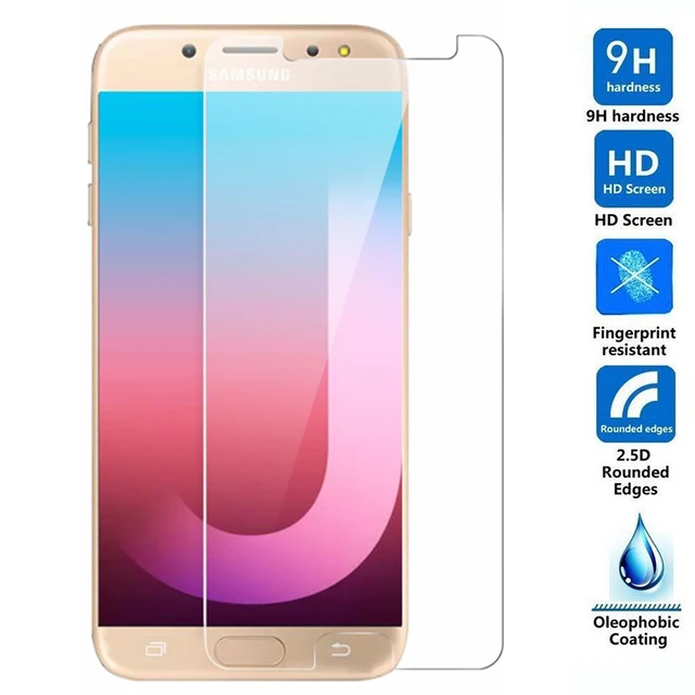 

ShuiCaoRen For Samsung Galaxy J7 Pro Tempered Glass 9H Protective Film Explosion-proof Screen Protector For J7 Pro J730 J730F