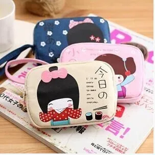 

1 lot/4pcs new gift bag part elegant gift coin bag 5.2" X4" purse wallet 100% cotton bag case wholesale price