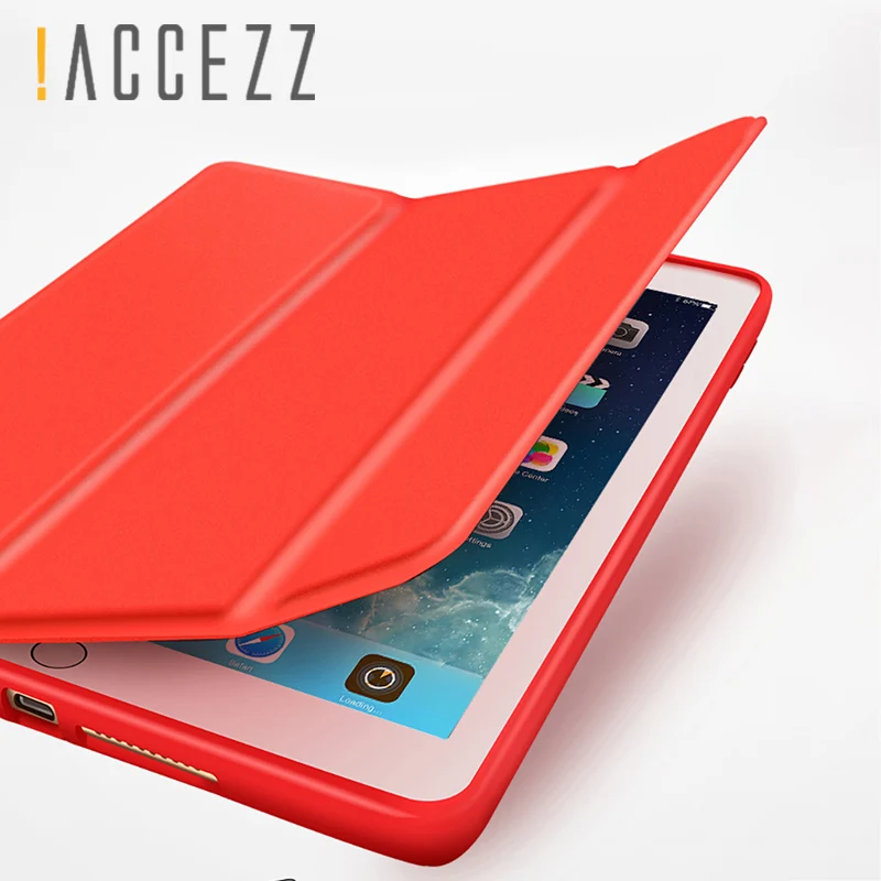Ультра тонкая мягкая силиконовая накладка для автоматического сна Wakeup Smart Cover Ipad