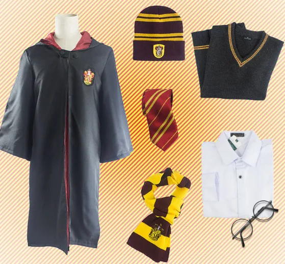 Halloween Harry Potter Cosplay Costume for Kids Adult Gryffindor Slytherin Ravenclaw Hufflepuff Robe Cape Cloak Harri Potter Halloween Harry Potter Cosplay Costume for Kids Adult Gryffindor Slytherin Ravenclaw Hufflepuff Robe Cape Cloak Harri Potter