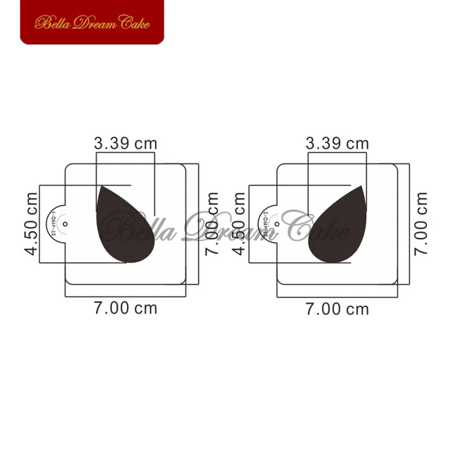 Egyszarvú Szemek És Fülek Torta Oldalsó Sablon Állatok Sablonok Party Esküvői Dekoráció Díszítő Kellékek - Image 3