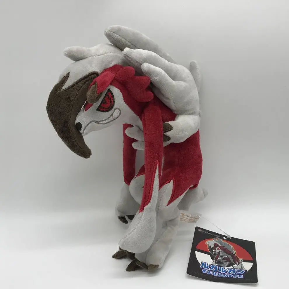 lycanroc midnight form plush