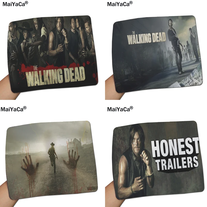 

MaiYaCa The Walking Dead Silicone Rectangular Mouse Pads Mice Mat Mouse Pad 18*22cm and 25*29cm