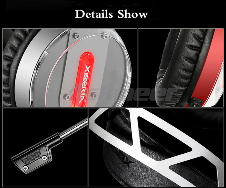 XIBERIA X12 Computer Gaming Headphones casque Best Headband Stereo Game Headset with Microphone Mic for PC Gamer (21)