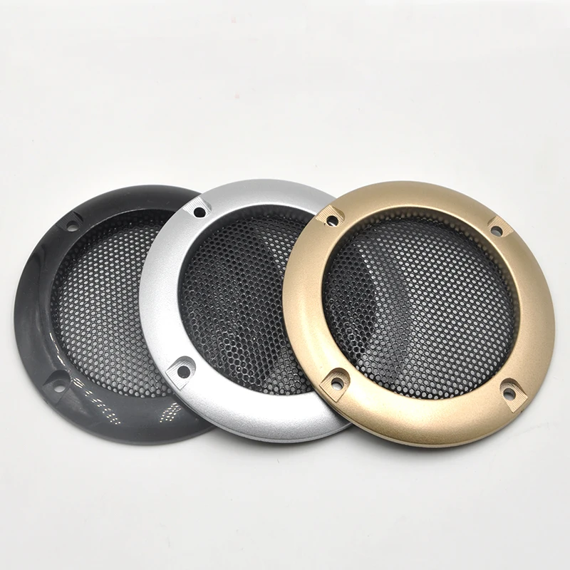 1PCS 1.5/" inch Tweeter Audio Speaker Cover Decorative Circle Metal Mesh Grille