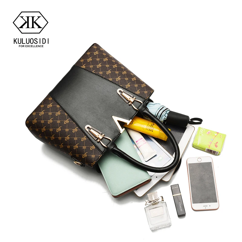  Women Bags Set 2 Pcs Leather Handbag Women Tote Bag Ladies Hand Bags for Women 2019 Messenger Bag S - 32891181509