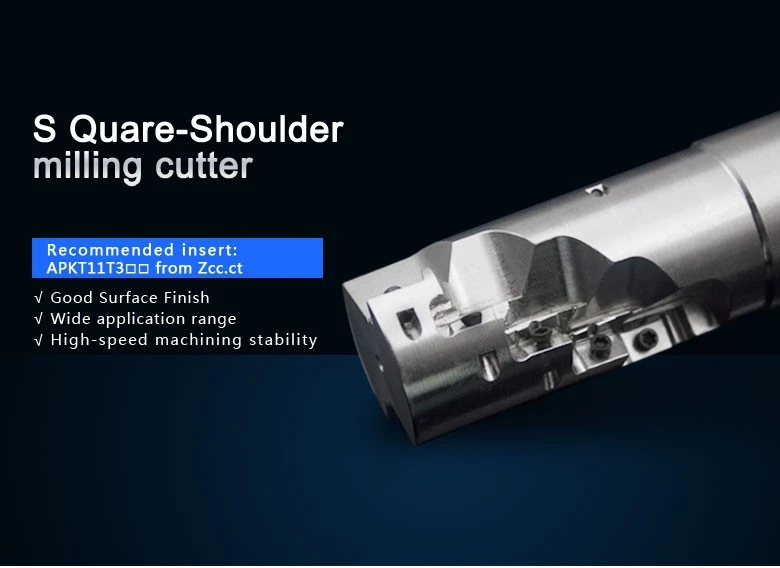 

high quality Square-Shoulder mill tools EMP04-032-XP32-AP11-02 Indexable Milling cutter for carbide insert APKT11T3
