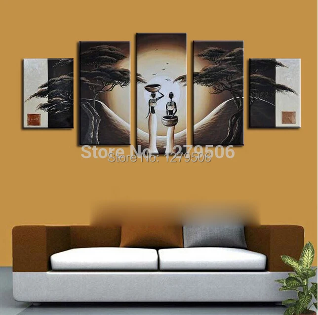 

Handmade Paintings On Canvas Wall Art Abstract Picture Leisure Time Home Decoration For Living Room