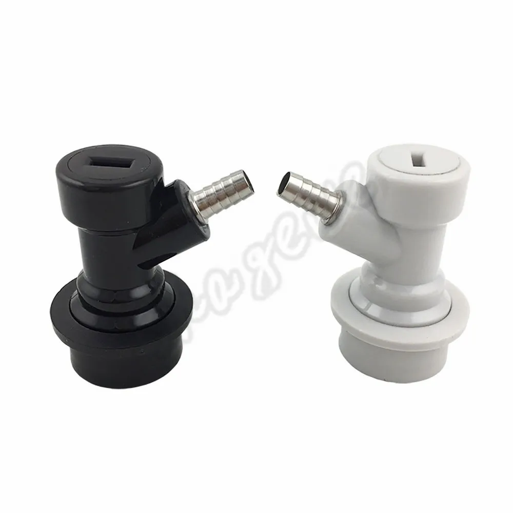 Homebrew Beer Keg Connector Ball Lock Disconnect  Liquid & Gas  14 Barb for Cornelius Corny Keg  (8)