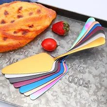 Кухонные принадлежности гаджеты приспособление для выпечки из нержавеющей стали торт нож для резки пиццы 7 цветов красочный торт Лопата полоса пилы