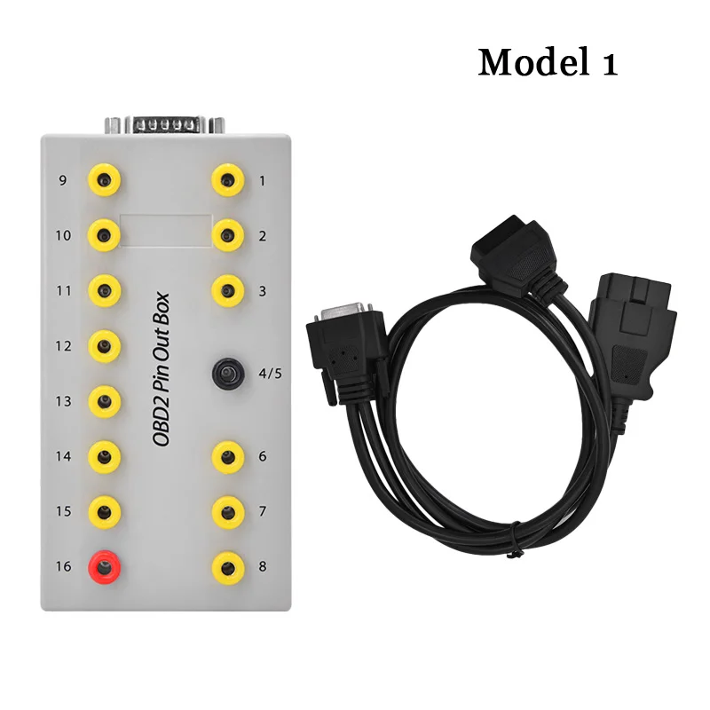 Новейший 16pin автомобильный obd2 пробой коробка автомобильный протокол детектор тестовая коробка автомобильные аксессуары комплект
