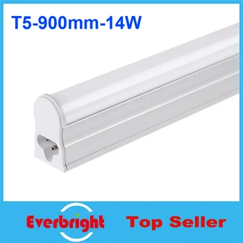 

140 pcs/lot Super Bright T5 Led Tube 900mm 14W 72Led/pcs 3ft 0.9M SMD 2835 Led Fluorescent Tube AC 85-265V Warm White/Cool White