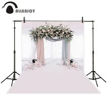 Allenjoy фон для фотосъемки красивая свадебная АРКА цветы романтический фон для фотостудии дизайн камера fotografica