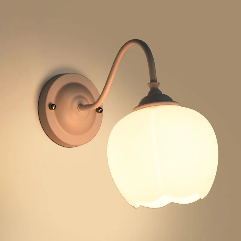 

Nordic Glass Ball Led Wall Lamps Fixtures Kitchen Balcony Aisle Lamp Bedroom Bedside Wall Sconce Indoor Wall Deco Free Shipping