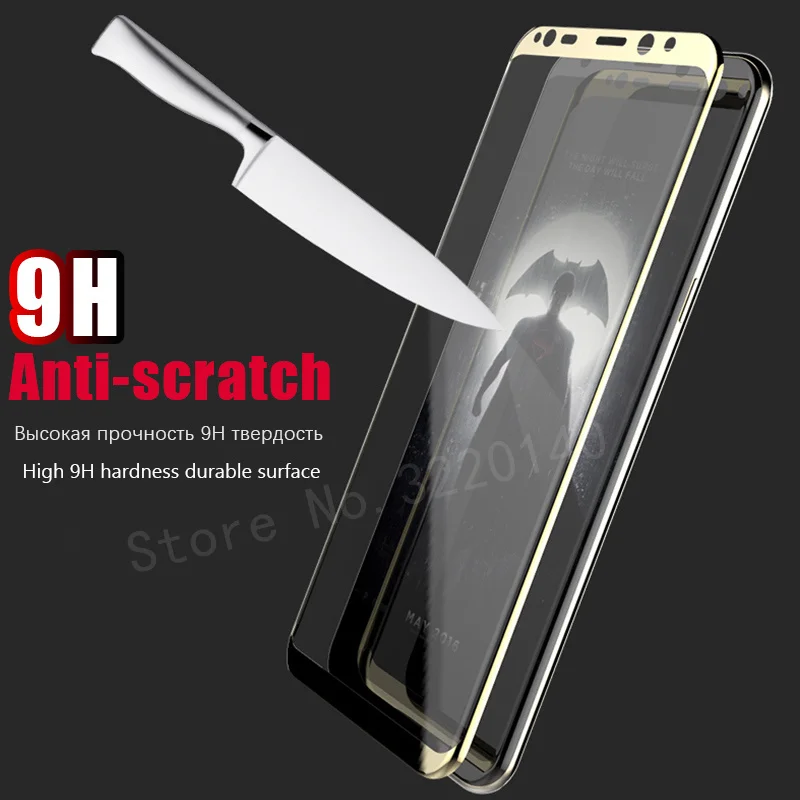 9H Full Cover Premium Tempered Glass For Samsung Galaxy Note 8 S8 Plus Film Screen Protector Film For galaxy S8 Protective Glass3