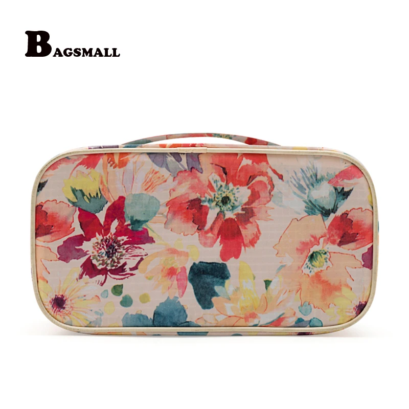 BAGSMALL 2017 Women Cosmetic Bag Travel Kits Wash Pouch Toiletry Bag Makeup Case For Make Up