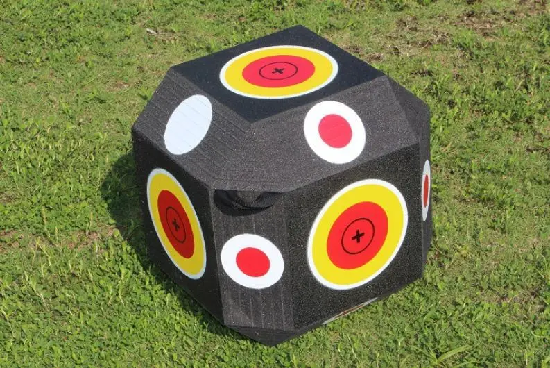 Archery bow and arrow shooting game 38*38*38cm XPE solid Polyhedron