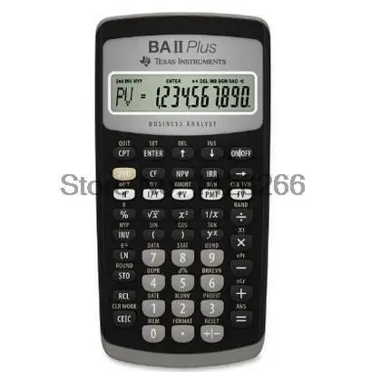 2016 Hot Sale Ti BA II Plus 12 Digits Plastic Led Calculatrice Calculadora Financial Calculations Students
