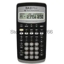 2016 Hot Sale Ti BA II Plus 12 Digits Plastic Led Calculatrice Calculadora Financial Calculations Students Financial Calculator