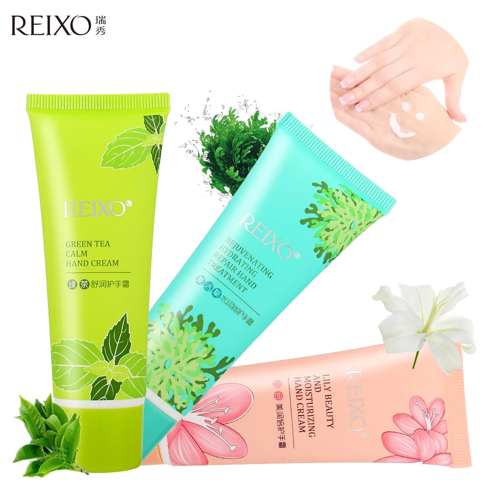 REIXO Hand Care Cream Moisturizer Green Tea Best for Winter Anti Aging