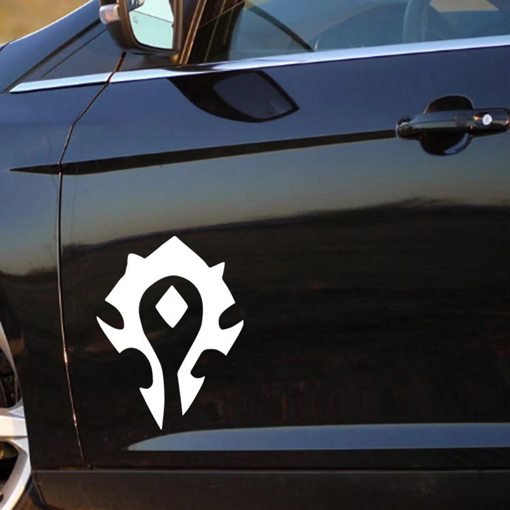 

Aliauto Warcraft WOW Tribal Flag For Motorcycle BMW E46 Ford Focus 2 Chevrolet Cruze vw Polo Golf Skoda Toyota Renault Opel Kia