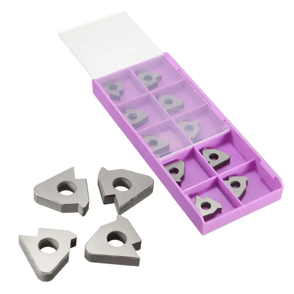 

10Pcs CNC Threading Carbide Inserts Blades Set for 16ER AG6/16IRAG60/SER/SEL