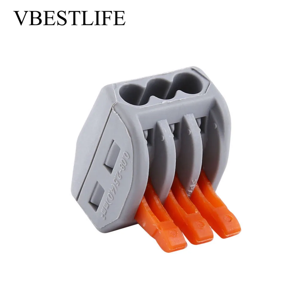 Buy WAGO Type 20Pcs/Lot Mini Wire Cable Connectors 3