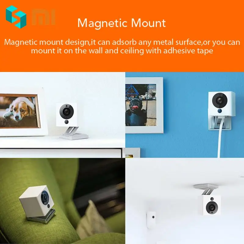 Оригинальная смарт камера Xiaomi Mijia CCTV Xiaofang с цифровым зумом IP 110 градусов F2.0 8X 1080 P