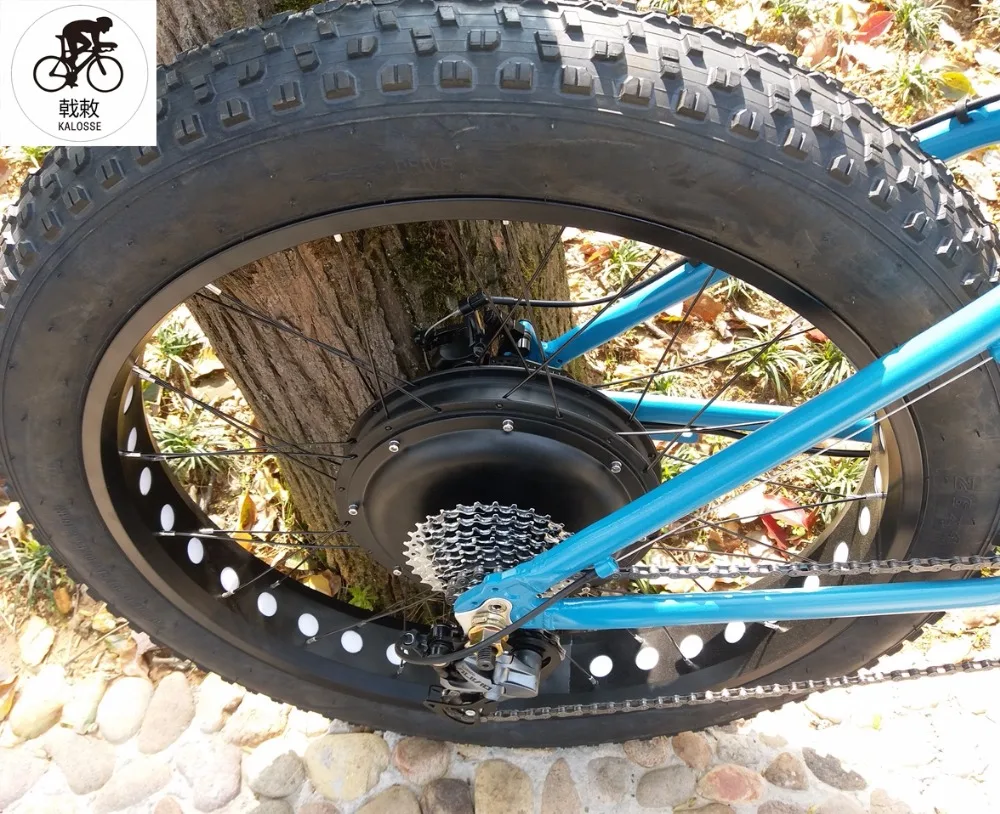 Flash Deal Kalosse  Aluminum  electrical snow bike  Hydraulic brakes 48V 1000W  motor  electric  fat  bike  26*4.0 27 speed M370 12 Flash Deal Kalosse  Aluminum  electrical snow bike  Hydraulic brakes 48V 1000W  motor  electric  fat  bike  26*4.0 27 speed M370 12