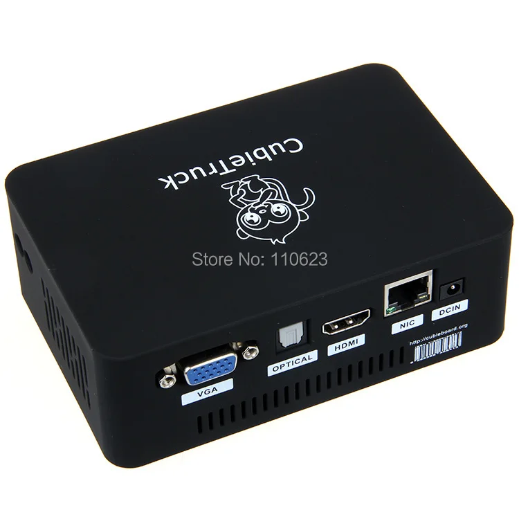 

New Cubietruck Case Cubieboard 3 Black Color Box For Development Board CubieboardA20