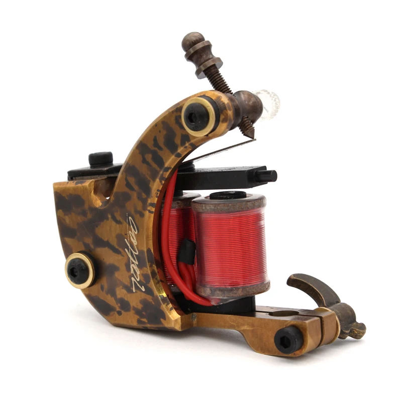 2PCS/Set Liner&Shader Handmade Wire Cutting Copper Permanent Machine Tattoo Machine 12 Wraps Coil for Tattoo Gun free shipping 2PCS/Set Liner&Shader Handmade Wire Cutting Copper Permanent Machine Tattoo Machine 12 Wraps Coil for Tattoo Gun free shipping