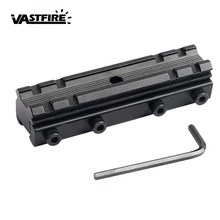 Страйкбол 11 мм/20 мм ласточкин хвост Вивер Пикатинни Крепление адаптер конвертер прицел база Военная Тактическая Охота прицел крепления