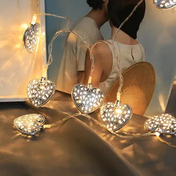 

Christmas Heart Shape Lights Party Home Decor Outdoor Indoor Xmas Lamp #gh