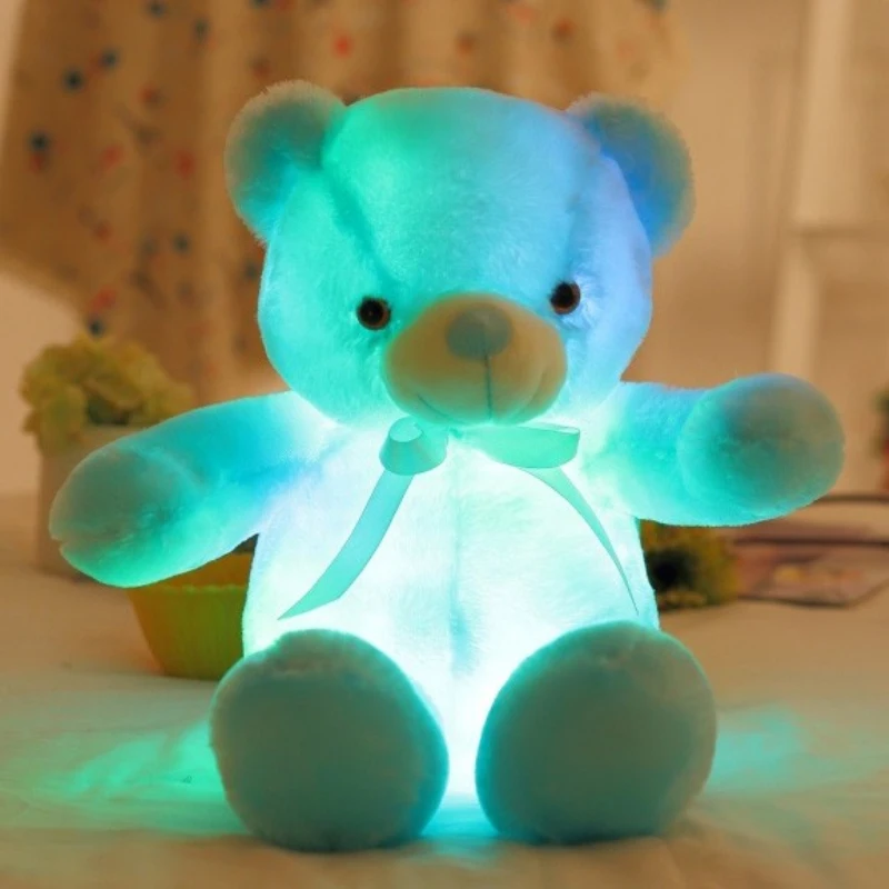 Stuffed e Plush Animais led indutivo brinquedo de incandescência Name : Led Teddy Bear
