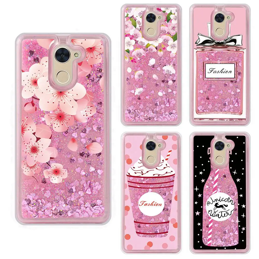 For Huawei Y7 Case Luxury Liquid Silicone Shell Case For Huawei Y7