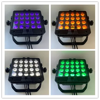 

4 pieces Dmx512 led outdoor lighting 20*15w city color rgbwa city wall wash 5in1 light IP65 15w 5in1 wall washer light
