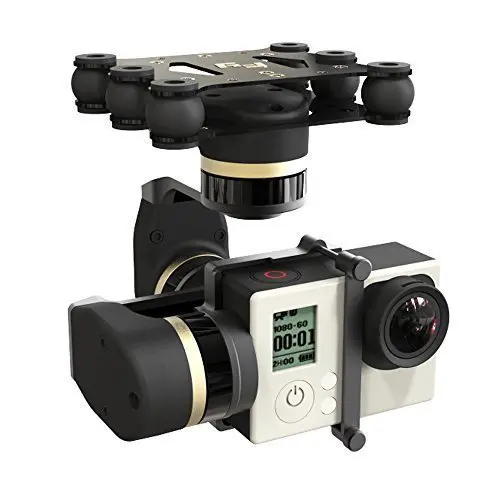 

F16647 Feiyu FY-M3D Mini 3D PRO CNC 3-axle Brushless Air Gimbal 360 Degree Panning for Hero 4 3 RC Drone FPV DJI Phantom