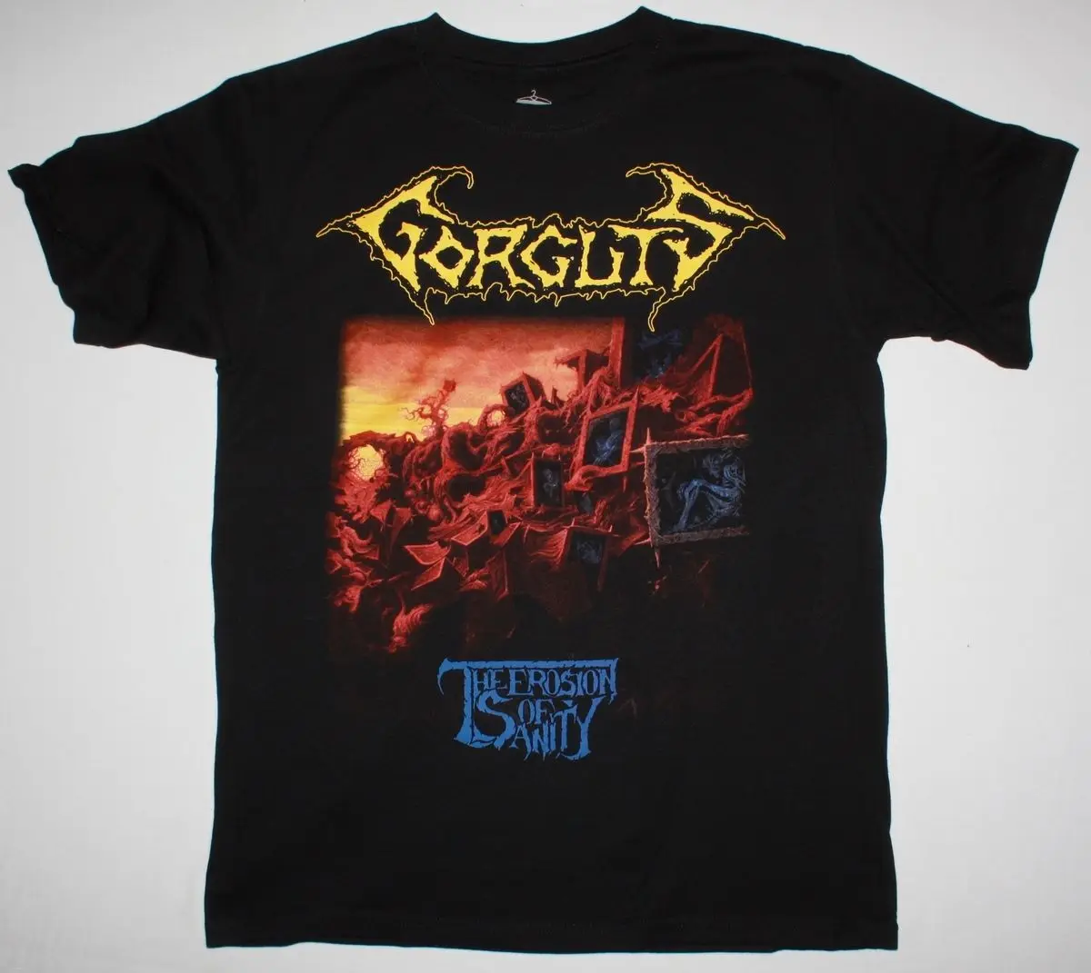 Что GORGUTS эрозии здравомыслия смерть DEICIDE чудовище Новая Черная футболка подарок с