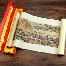 High Quality Silk brocade Scroll Painting Chinese craft the Imperial Palace panorama paint business gift office room home decor High Quality Silk brocade Scroll Painting Chinese craft the Imperial Palace panorama paint business gift office room home decor