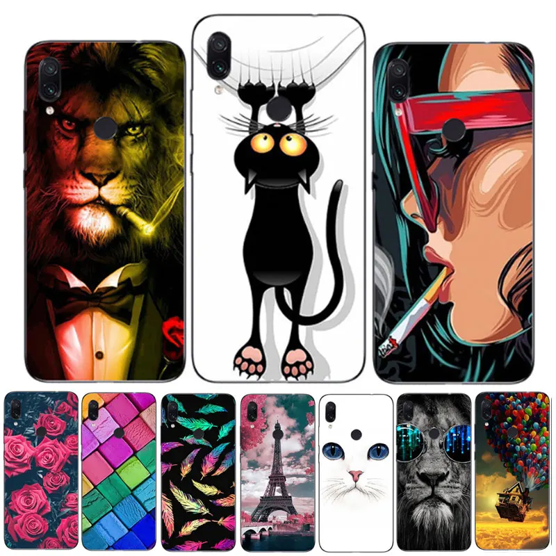 

For Xiaomi Redmi Note 7 Case Redmi Note 7 Silicone Soft Bumper Print Cover Phone Case on Xiomi Redmi Note 7S Note7 Pro Cases 6.3