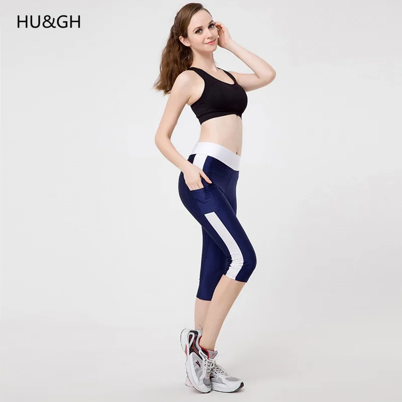 Women Sexy zippe Pocket Leggings Fitness Capri Pants Reflective Leggins Slim Women's Workout Trousers Quick-dry Activewear Women Sexy zippe Pocket Leggings Fitness Capri Pants Reflective Leggins Slim Women's Workout Trousers Quick-dry Activewear