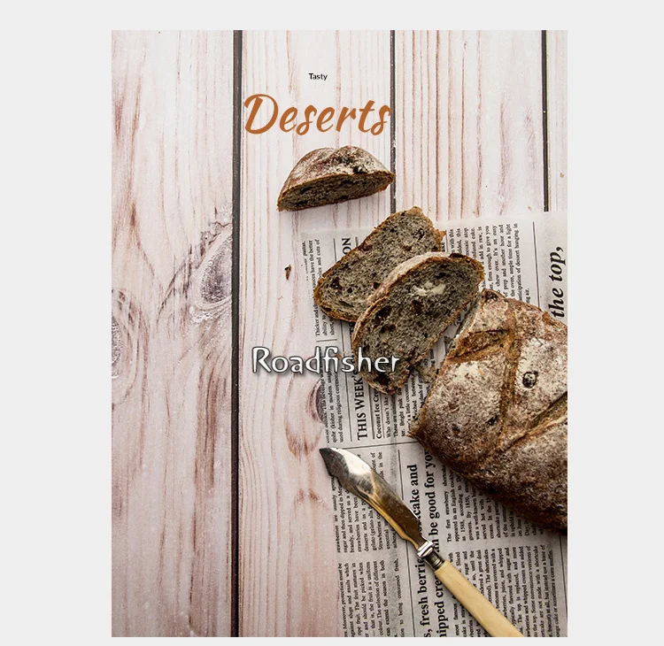 Roadfisher двухсторонняя деревянная зерно как ВИНТАЖНАЯ фотография фоновая бумага для фона доска INS Prop для выпечки еды 55X83 см