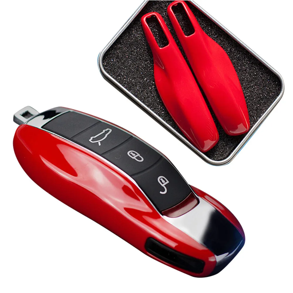 

Good Quality Car Key Case Protective Shell ABS Plastic Styling Bag Box For Porsche Cayenne Macan Cayman Boxster 911 No Packaging