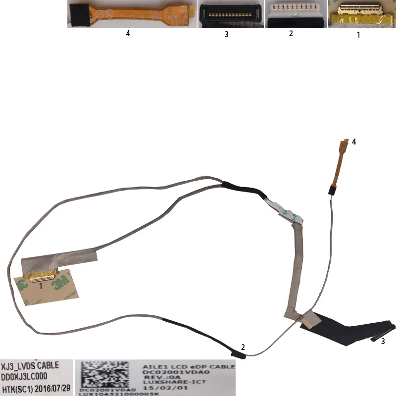 NEW Laptop LCD Cable For Lenovo E440 NEW P/N DC02001VDA0 Replacement Repair Notebook LCD LVDS CABLE NEW Laptop LCD Cable For Lenovo E440 NEW P/N DC02001VDA0 Replacement Repair Notebook LCD LVDS CABLE
