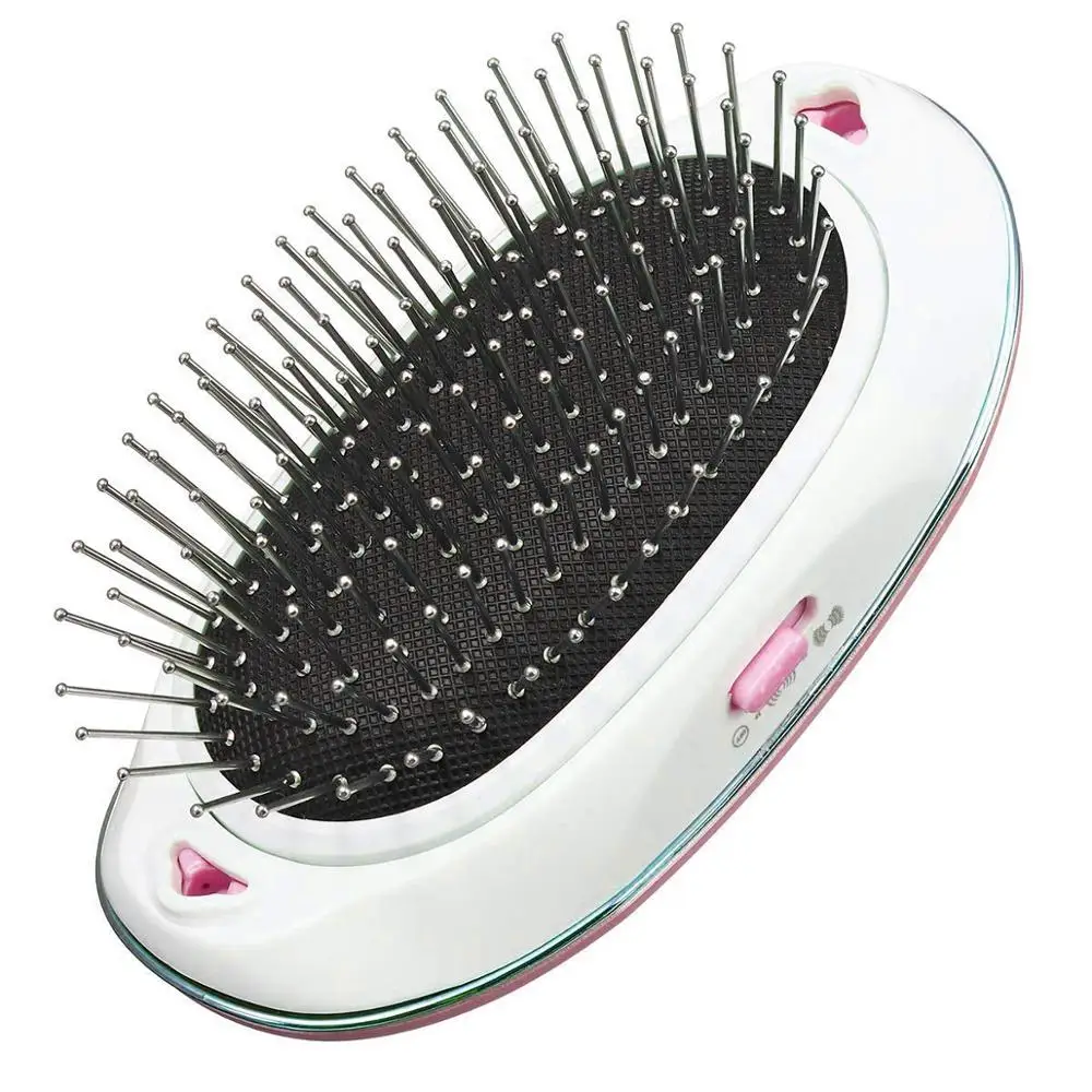 

Electric Ionic Hair Comb Brush Head Massage Anti-static Relax Travel Frizz Free Smooth Portable Hair Styling Tools Wholesale