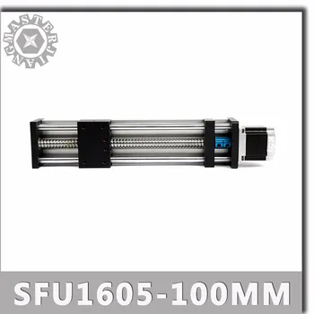 

SFU1605-100mm Stage A Linear Guide Rails Linear Actuator System Module Table 100mm Travel Length CNC Guide SFU1605